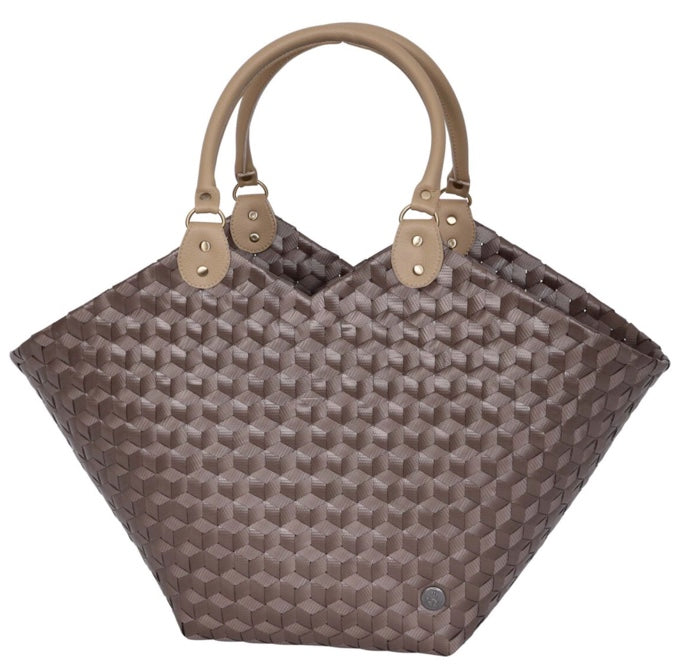 SHOPPER BAG SWEETHEART Taupe by HandedBy