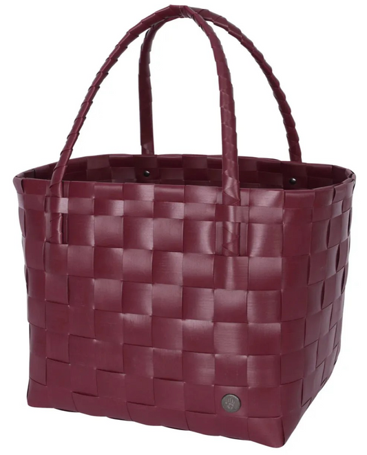 SHOPPER BAG PARIS Wine Berry Red by HandedBy
