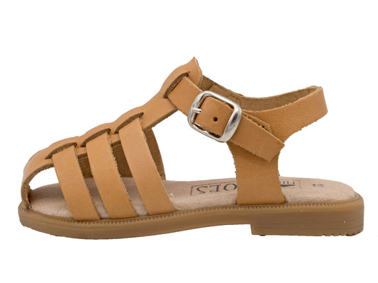 Braided leather Sandals Camel