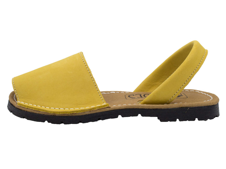 Suede Slingback Avarcas Yellow